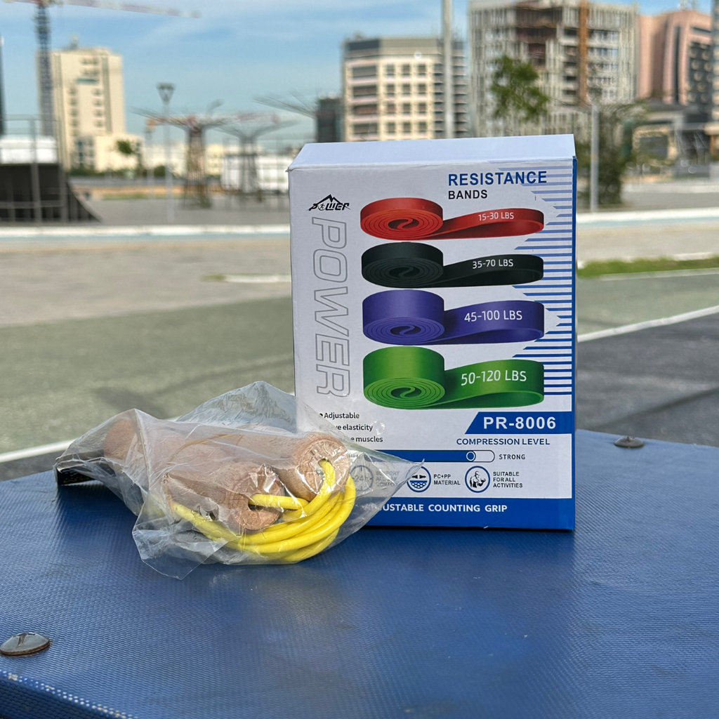 pack resistance bands + 🎁